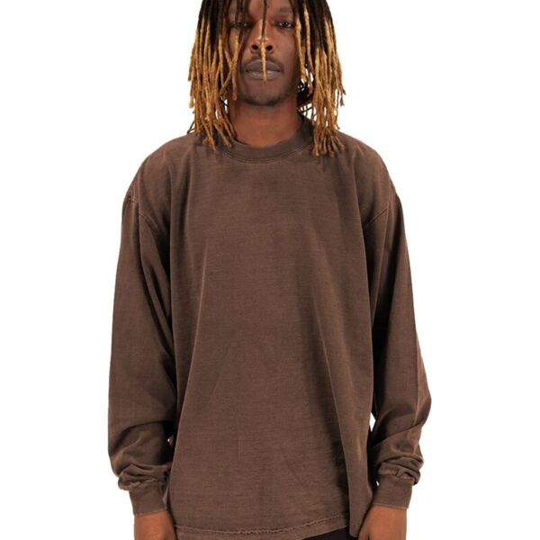Men's Garment-Dyed Long Sleeve T-Shirt Thumbnail