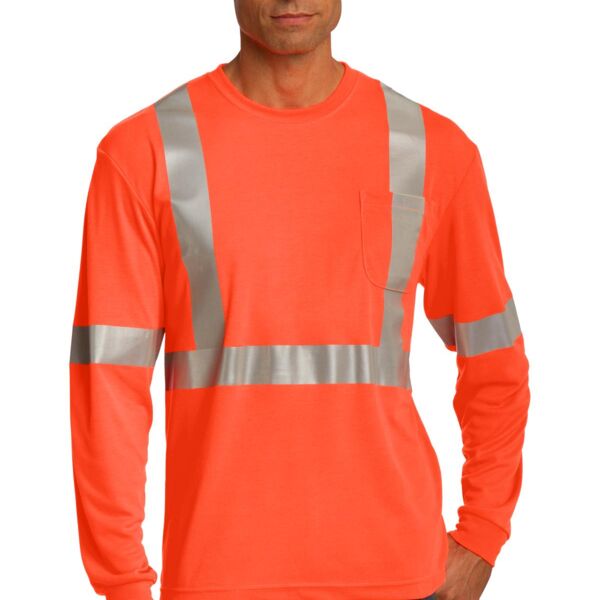 Ansi 107 Class 2 Long Sleeve Safety T Shirt Thumbnail